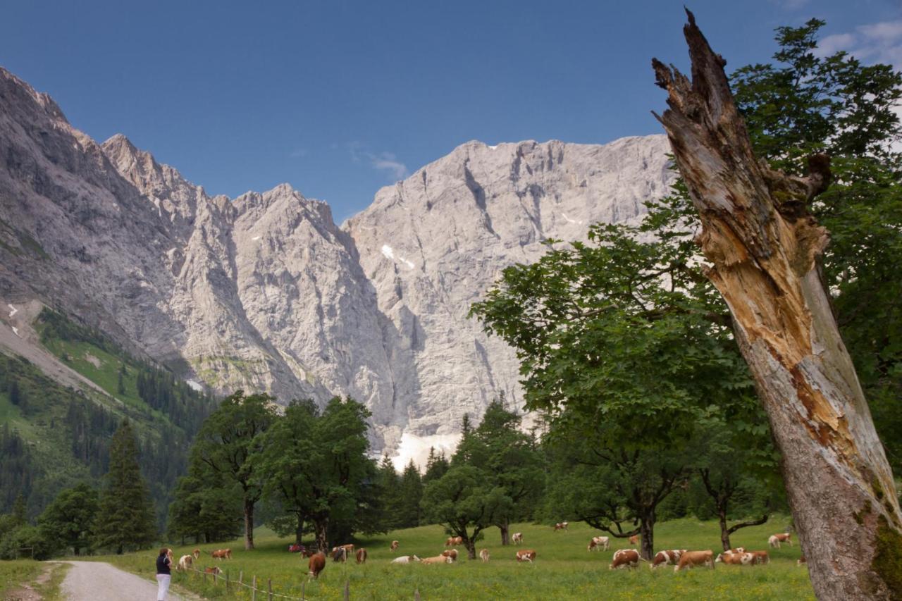 Das Naturhotel Die Eng Hinterriss Exterior foto